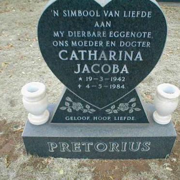 PRETORIUS Catharina Jacoba 1942-1984