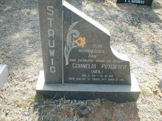 STRUWIG Cornelis Potgieter 1973-1989