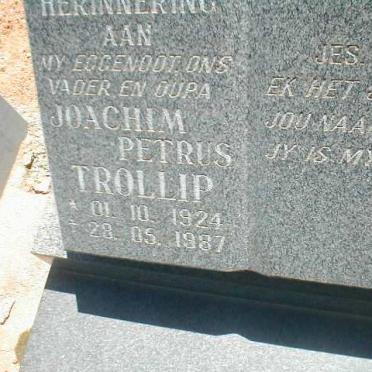 TROLLIP Joachim Petrus 1924-1987