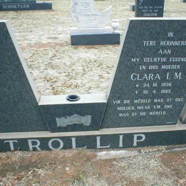 TROLLIP Clara I.M. 1936-1983