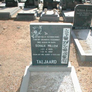 TALJAARD Schalk Willem 1926-1982