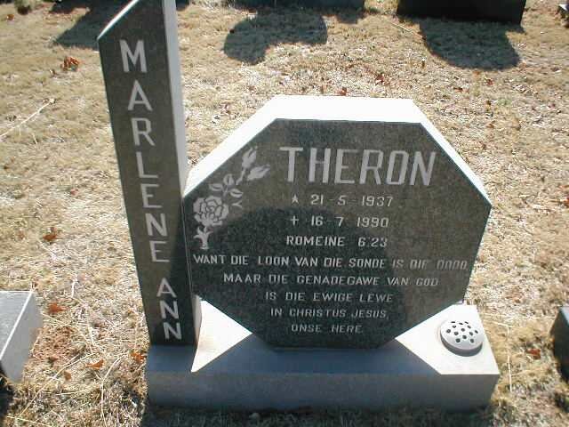 THERON Marlene Ann 1937-1990