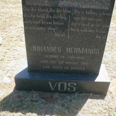 VOS Johannes Hermanus 1936-1983