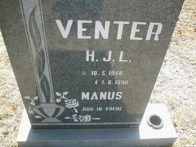 VENTER H.J.L. 1958-1990