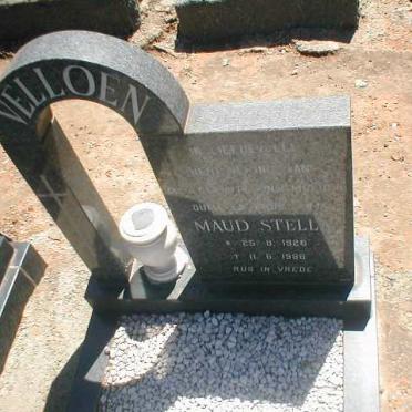 VELLOEN Maud Stella 1926-1986