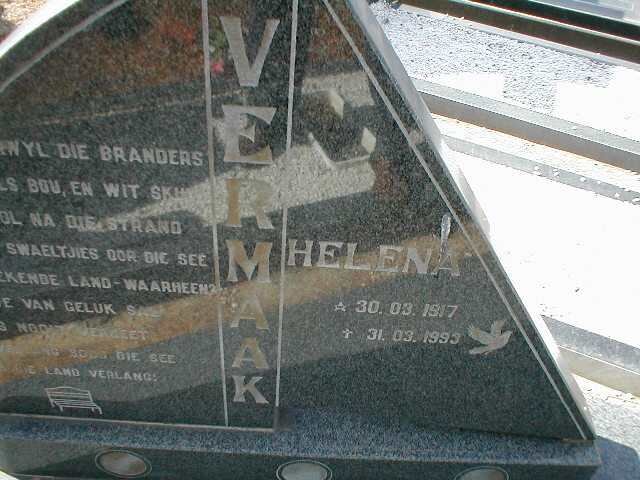 VERMAAK Helena 1917-1993