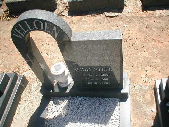 VELLOEN Maud Stella 1926-1986