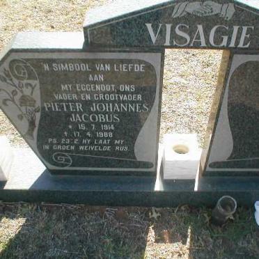 VISAGIE Pieter Johannes Jacobus 1914 - 1988