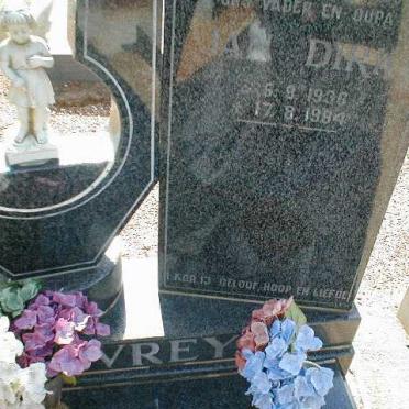 VREY Jan Dirk 1936-1994