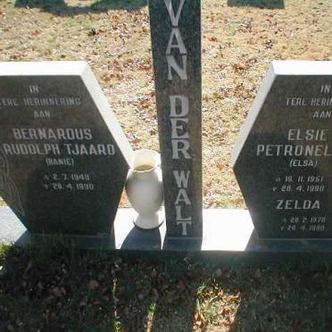 WALT Bernardus Rudolph Tjaard, van der 1948-1990 &amp; Elsie Petronella 1951-1990 :: VAN DER WALT Zelda 1978-1990