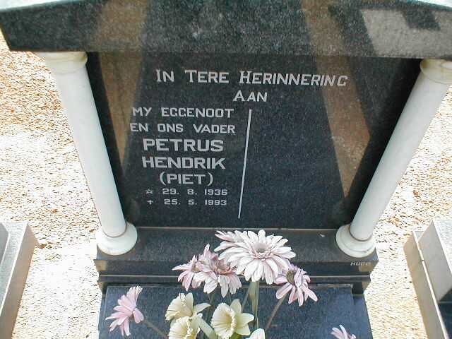 ? Petrus Hendrik 1936-1993