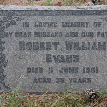 EVANS Robert William -1961