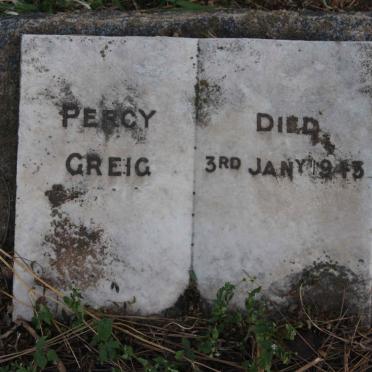 GREIG Percy -1943