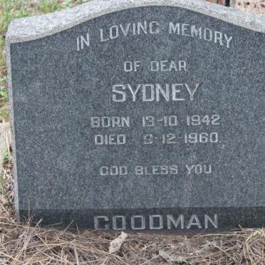 GOODMAN Sydney 1942-1960