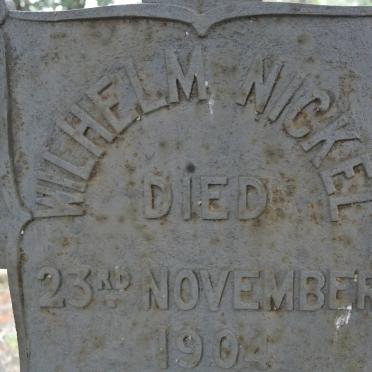 NICKEL Wilhelm -1904