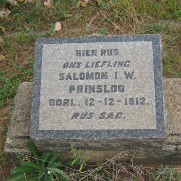 PRINSLOO Salomon I.W. -1912