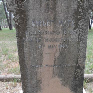 WATT Robert 1873-1907