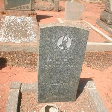 BRITZ G.J.P. 1894-1940