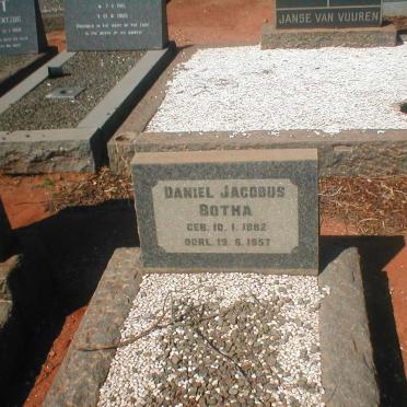 BOTHA Daniel Jacobus 1882-1957