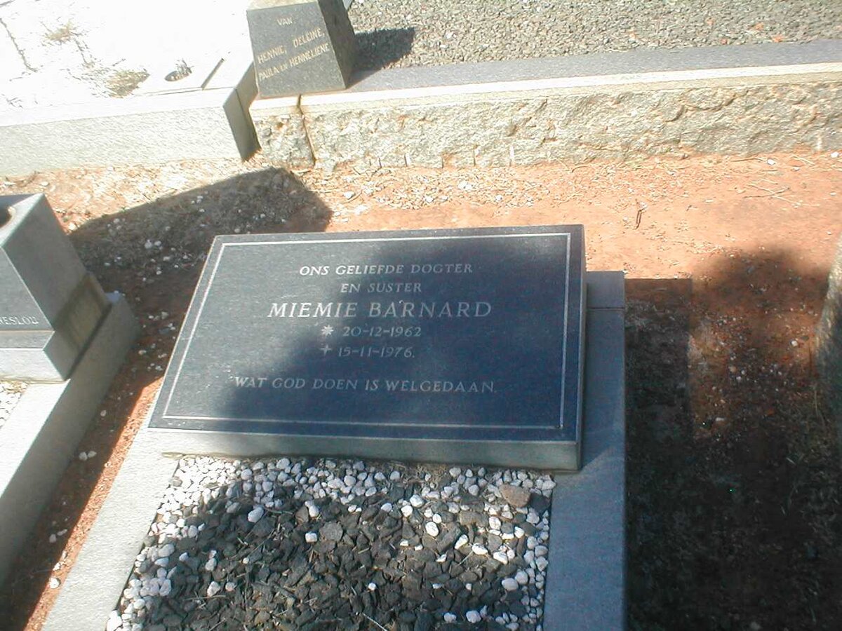 BARNARD Miemie 1962-1976