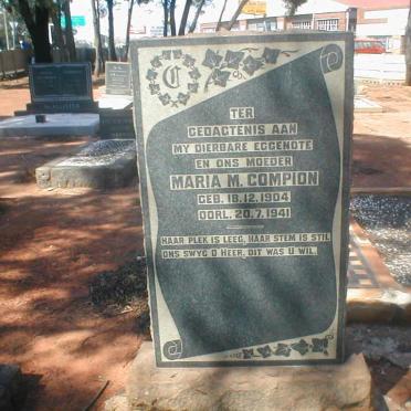 COMPION Maria M. 1904-1941
