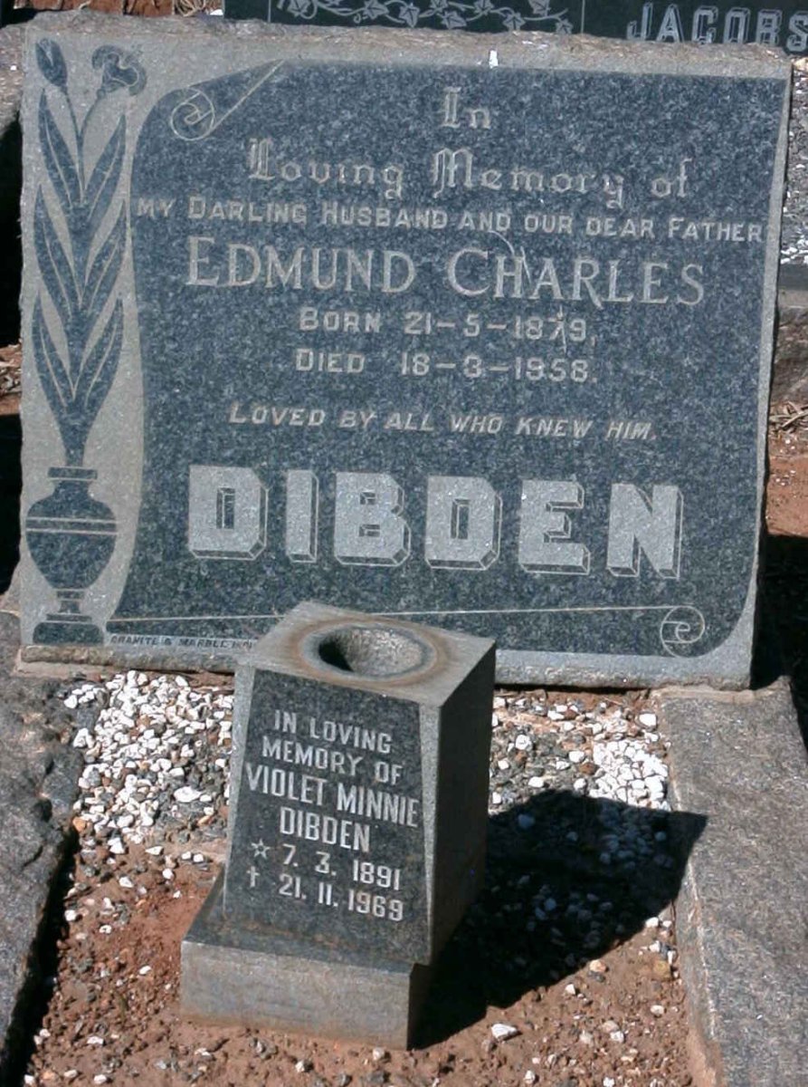 DIBDEN Edmund Charles 1879-1958 &amp; Violet Minnie 1891-1969