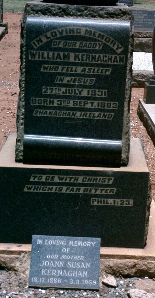 KERNAGHAN William 1883-1931 & Joann Susan 1886-1969 :: ANDREW ? nee KERNAGHAN  _2