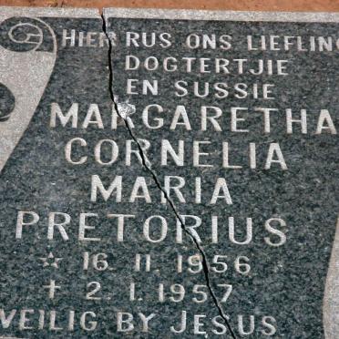 PRETORIUS Margaretha Cornelia Maria 1956-1957
