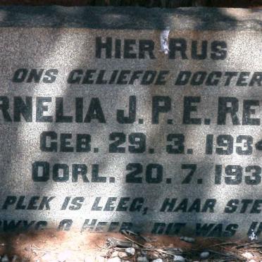 REYNEKE Cornelia J.P.E. 1934-1939