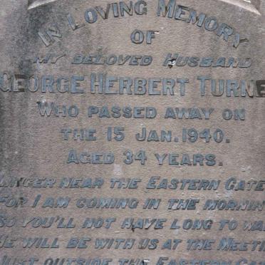 TURNER George Herbert -1940