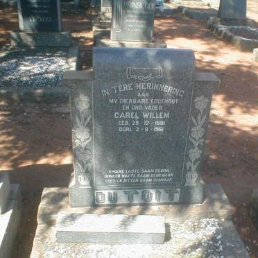 TOIT Carel Willem, du 1891-1951