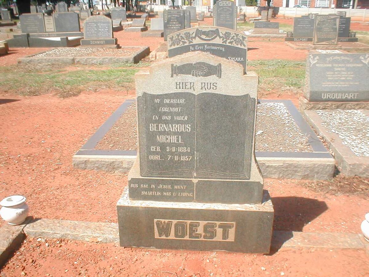 WOEST Bernardus Michiel 1884-1957