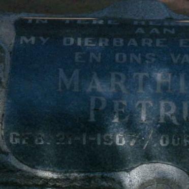 ? Marthinus Petrus 1907-1958