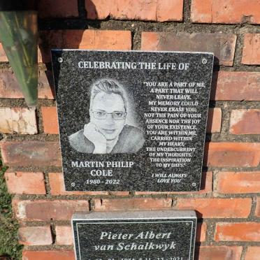 COLE Martin Philip 1980-2022