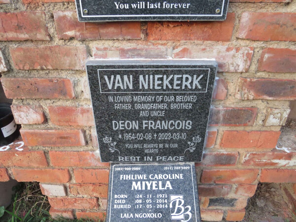 MIYELA Fihliwe Caroline 1971-2014