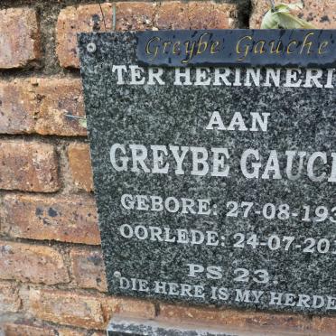 GAUCHE Greybe 1937-2011