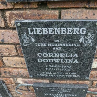 LIEBENBERG Cornelia Douwlina 1970-2012