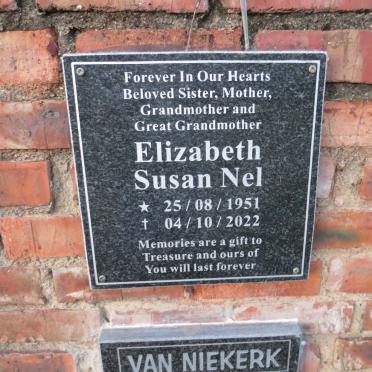 NEL Elizabeth Susan 1951-2022