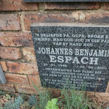 ESPACH Johannes Benjamin 1956-2010