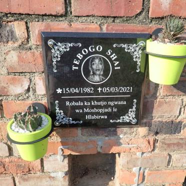 SHAI Tebogo 1982-2021