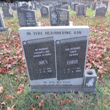 ? Chris 1917-2002 & Joey 19??-1998