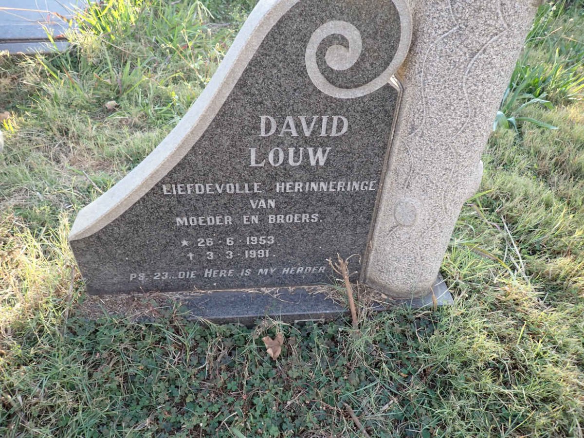 ? David Louw 1953-1991