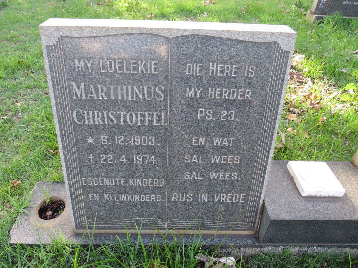 ? Marthinus Christoffel 1903-1974