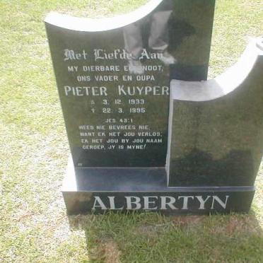 ALBERTYN Pieter Kuyper 1933-1995