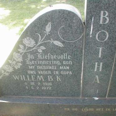 BOTHA Willem B.K. 1916-1972