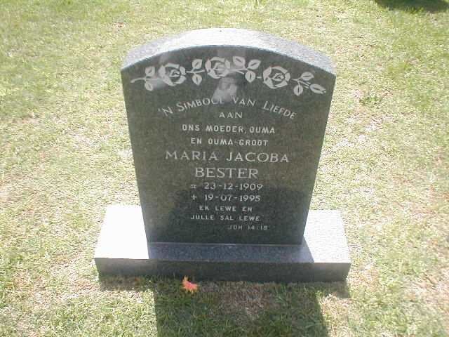 BESTER Maria Jacoba 1909-1995