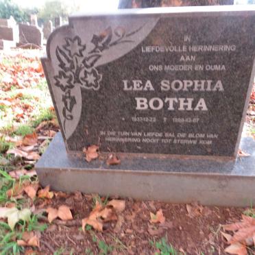 BOTHA Lea Sophia 1937-1998