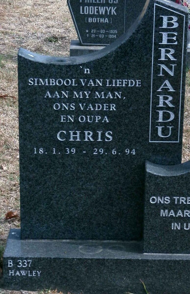 BERNARDÜ Chris 1939-1994