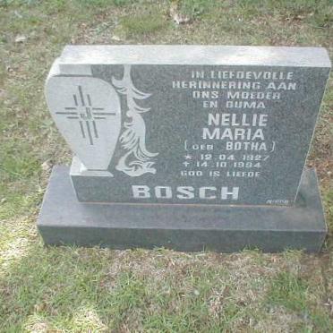 BOSCH Nellie Maria nee BOTHA 1927-1994