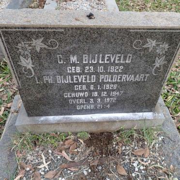 BIJLEVELD C.M. 1922- &amp; L. Ph. POLDERVAART 1928-1972